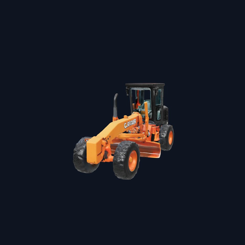 Orange Road Grader model pack